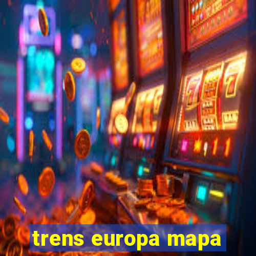 trens europa mapa